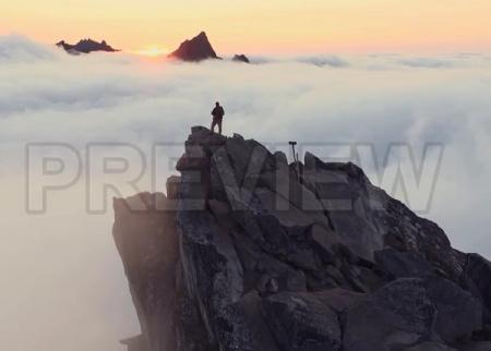 دانلود فوتیج ویدئویی پانوراما از کوه سگلا