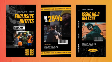 پروژه افتر افکت 6 استوری اینستاگرام فشن و شو لباس