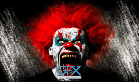 عکس دلقک ترسناک