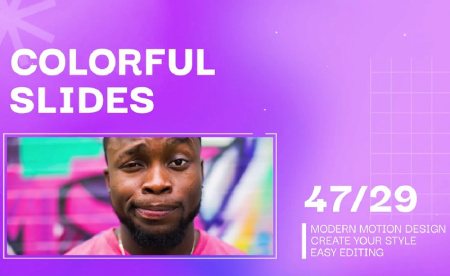 پروژه پریمیر تایپوگرافی های رنگارنگ Colorful Typography