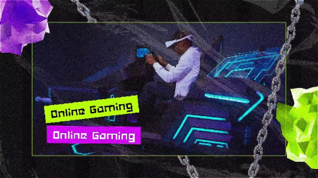 پروژه اسلایدشو افتر افکت بازی Chain Gaming Slideshow