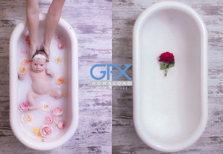 خرید بک گراند عکس نوزاد برای فتوشاپ