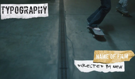 پروژه پریمیر 12 عناوین کاغذی Paper Titles