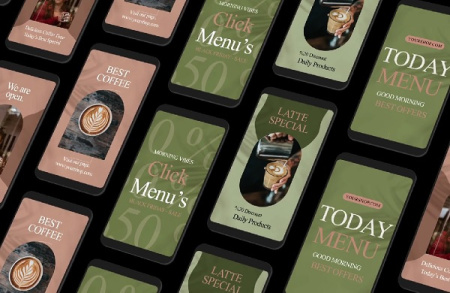 پروژه افتر افکت 5 استوری اینستاگرام هنری Art Concept Stories