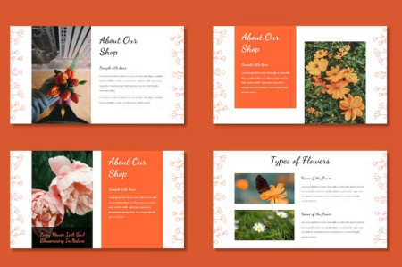 دانلود قالب پاورپوینت گل دار Blossom Flower