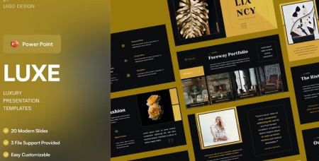 دانلود قالب پاورپوینت لاکچری Brilliancy