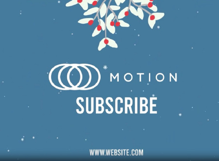 دانلود پروژه افتر افکت لوگو جشن کریسمس Christmas Celebration Logo