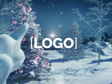 دانلود پروژه افتر افکت لوگو موشن کریسمس Christmas Logo