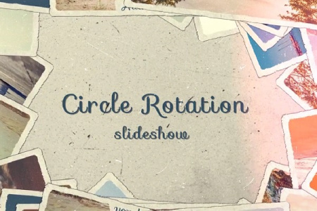 پروژه افتر افکت اسلایدشو چرخشی Circle Rotation Slideshow