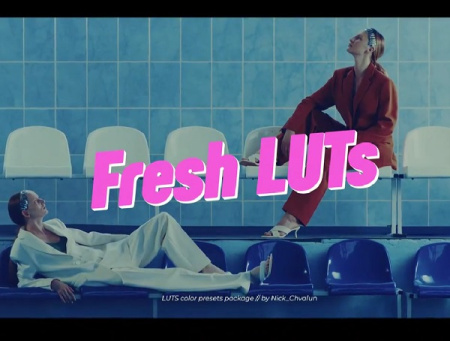 مجموعه پریست پریمیر تنظیم رنگ Fresh LUTs Pack