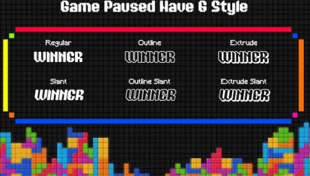 دانلود فونت انگلیسی برای گیم Game Paused