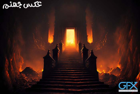 عکس هوش مصنوعی از جهنم
