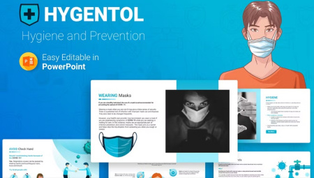دانلود قالب پاورپوینت بهداشتی Hygiene Prevention