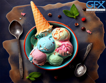 دانلود عکس بستنی برای نقاشی