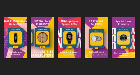 دانلود پروژه افتر افکت 5 ریل و استوری اینستاگرام تخفیف ویژه