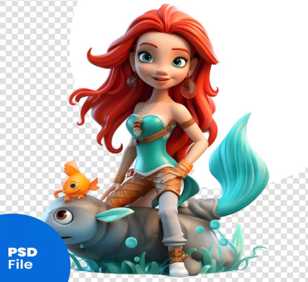 دانلود طرح لایه باز پری دریایی