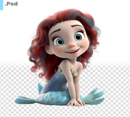 فایل لایه باز پری دریایی