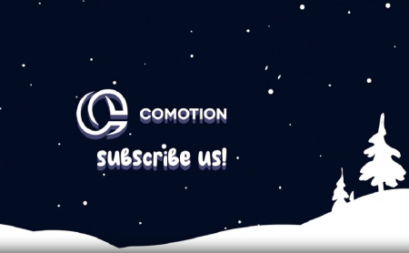 دانلود پروژه افتر افکت لوگوی کریسمس در شب Christmas Night Logo