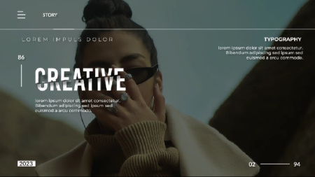 دانلود پروژه پریمیر با تایپوگرافی مدرن Modern Typography