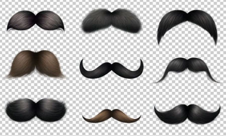 دانلود طرح لایه باز ریش و سبیل