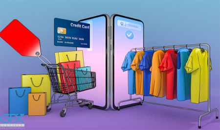 عکس خرید اینترنتی لباس