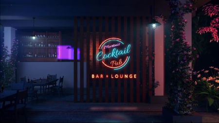 پروژه آماده افتر افکت افتتاحیه بار و کافه The Pub Lounge Opener