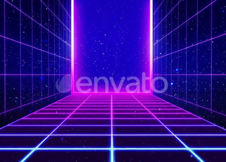 دانلود فوتیج پس زمینه دیجیتالی به سبک قدیمی