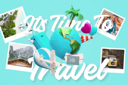 پروژه پریمیر تیزر تبلیغاتی گردشگری و سفر Time To Travel Promo