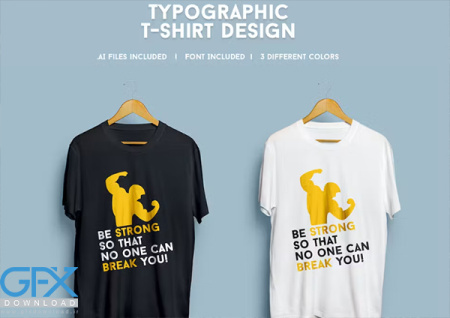 طرح لایه باز متن برای چاپ روی تیشرت