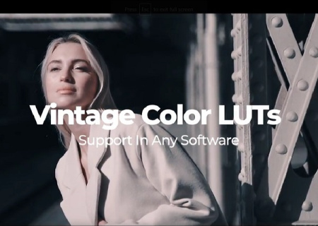 پریست پریمیر اصلاح رنگ وینتیج و قدیمی Vintage Color LUTs