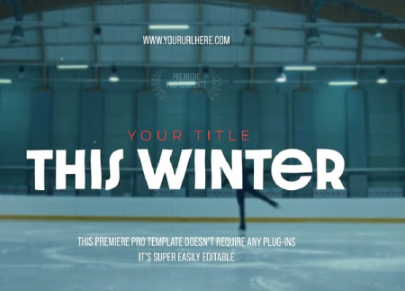 دانلود پروژه پریمیر 5 تایتل زمستانی Winter Cinematic Titles