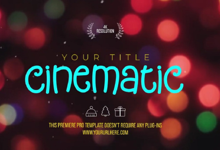 دانلود پروژه پریمیر عناوین زمستانی Winter Cinematic Titles