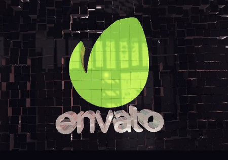 پروژه افتر افکت نمایش لوگو با بلوک های سه بعدی 3D Blocks Logo