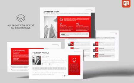 قالب آماده بروشور در پاورپوینت