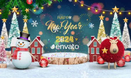 دانلود پروژه افتر افکت شمارش معکوس زمستانی سال نو