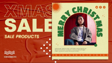 پروژه آماده افتر افکت فروش ویژه کریسمسی Christmas Sale