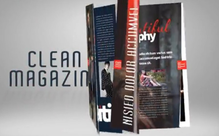 پروژه افتر افکت تیزر تبلیغاتی روزنامه Clean Magazine Promo