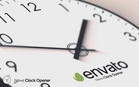 دانلود پروژه افتر افکت نمایش لوگو با ساعت Clock Logo