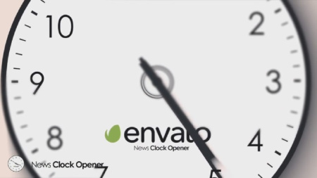 دانلود پروژه افتر افکت لوگو با ساعت Clock Logo