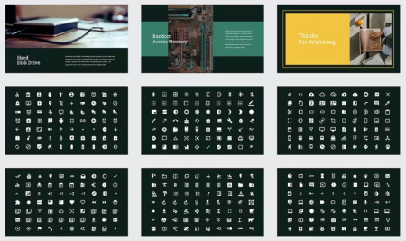 قالب پاورپوینت کامپیوتر