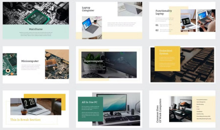 دانلود قالب پاورپوینت کامپیوتر