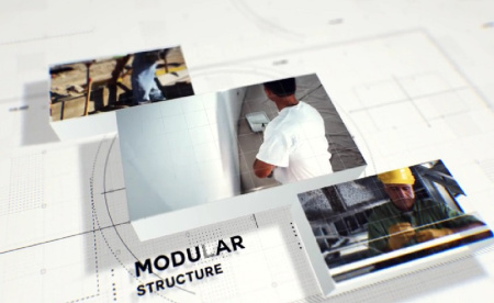 دانلود پروژه افتر افکت اسلایدشو سه بعدی ساخت و ساز