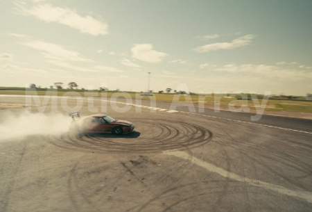 فوتیج حرکات نمایشی با ماشین Stunt Driving Car