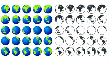دانلود 50 آیکون کره زمین