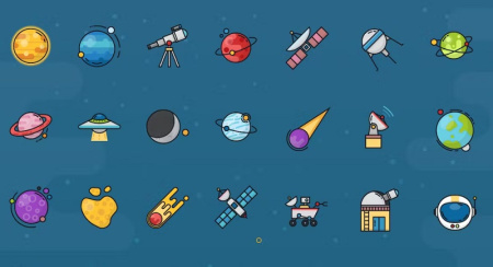 آیکون کره زمین لایه باز