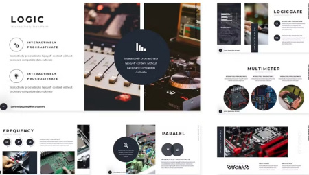 قالب پاورپوینت رشته برق The Electric