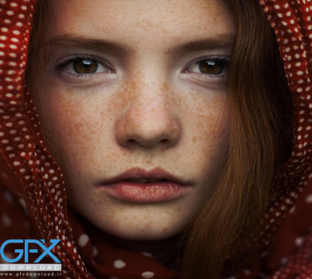 عکس صورت برای تمرین فتوشاپ