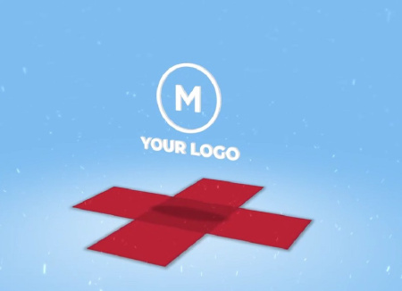 پروژه افتر افکت جعبه هدیه کریسمس Animated Gift Box