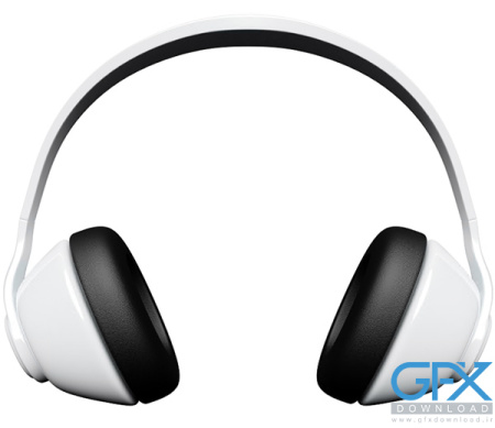 عکس هدفون سیاه و سفید