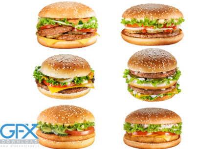 عکس همبرگر برای طراحی